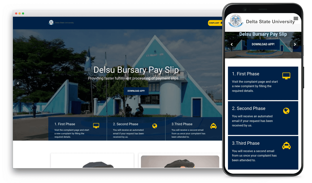 Delta State University Payslip Management system