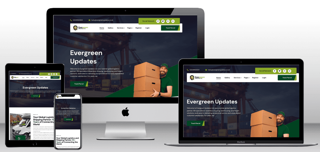 Shipping and Logistics Website