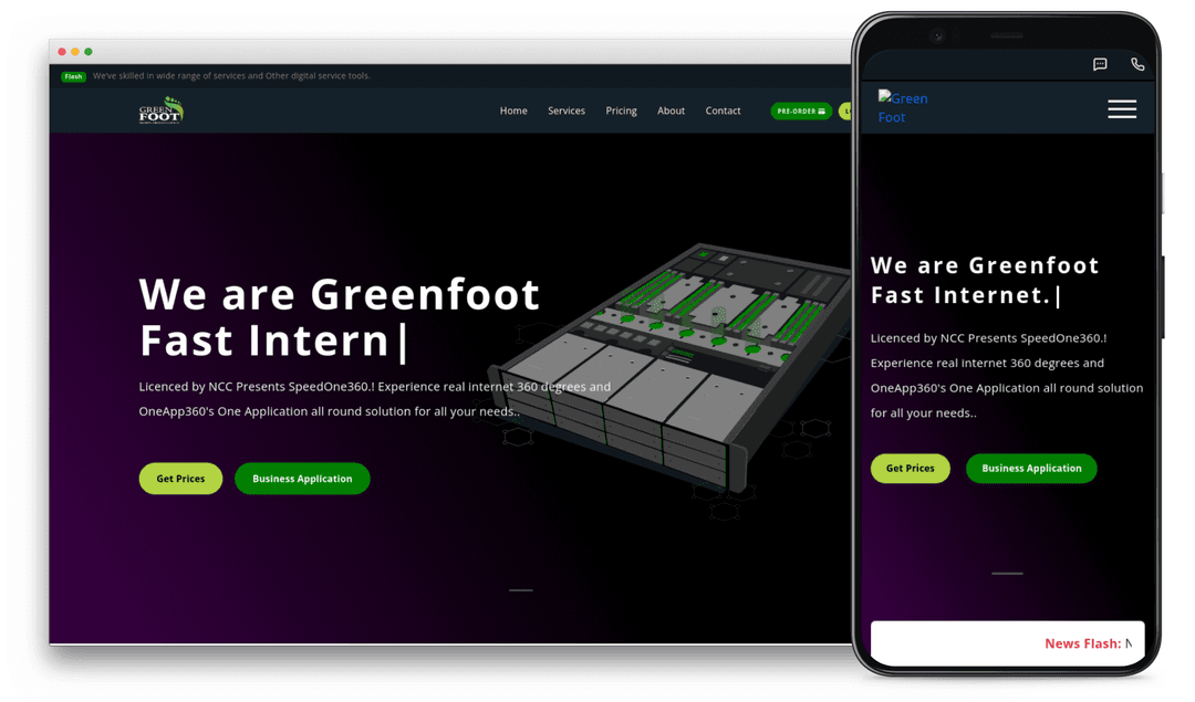 Mobile Telecom Website
